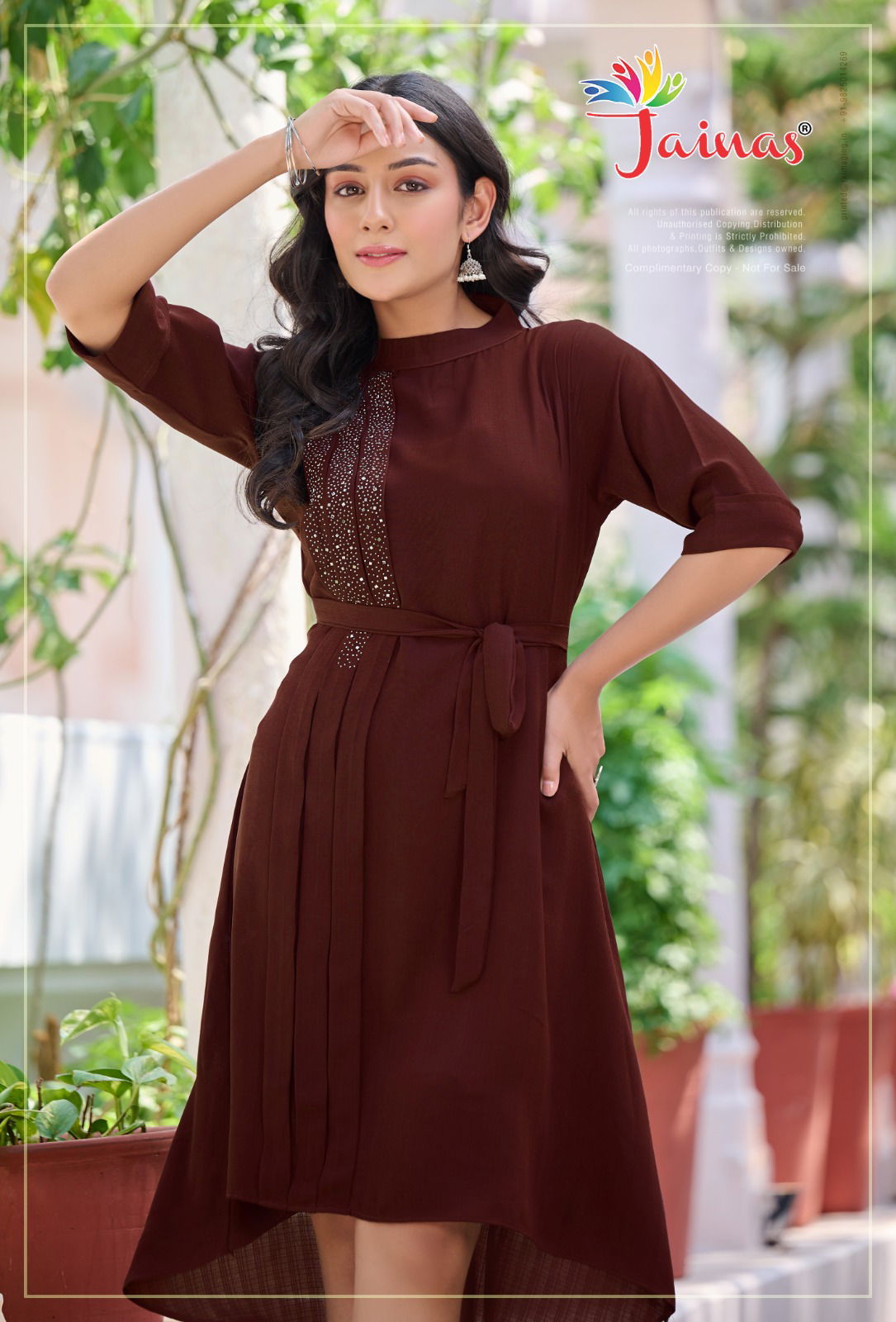 Larson By Jainas 101-108 Party Wear Kurtis Catalog